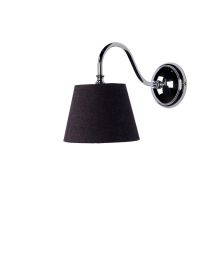 Rustikale Rustikale Wandlampe Mit Stoffschirm