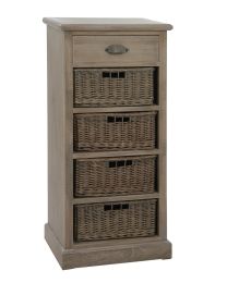 Schrank 4korb+schubl Hz Grey W