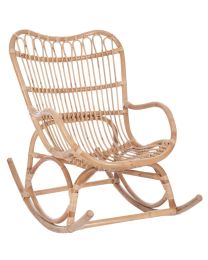 Schaukelstuhl Rattan Naturell