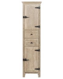 Säulenschrank Aus Alter Kiefer, Türanschlag Rechts