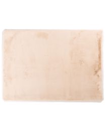 Hochfloriger Superweicher Teppich 12 Creme Rund 80cm